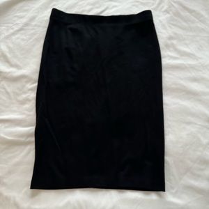 Black Vince MIDI Skirt
